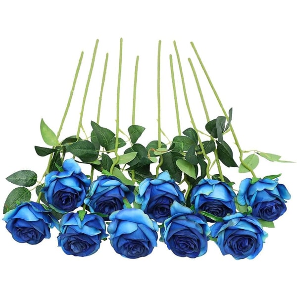 Imitation Silkeblomstbuket Rose Hjem Kontor Bryllup Arrangement DXGHC