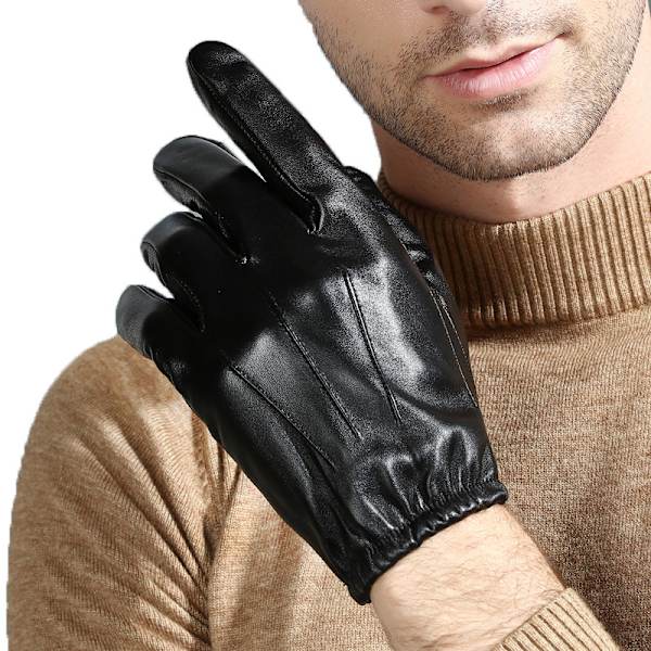 Brandsikre læderbeskyttelseshandsker med Kevlar-foring Cut R