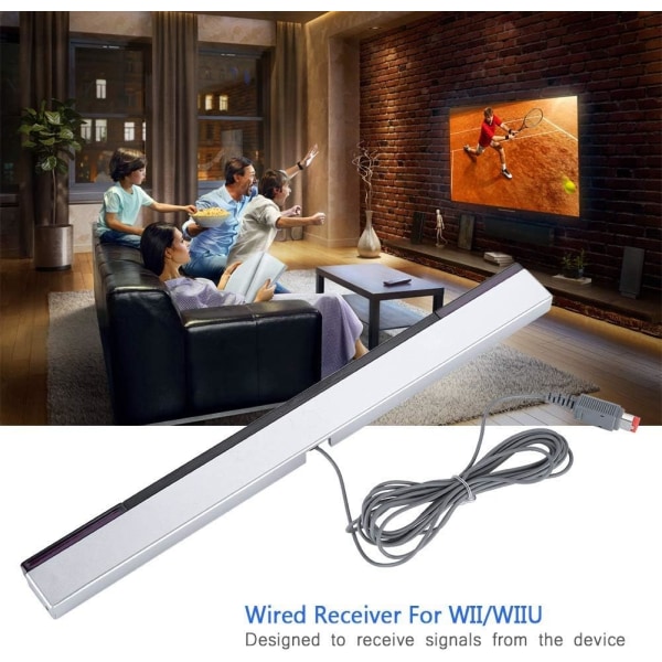 Kablet infrarød bevegelsessensor kompatibel med Wii/Wii U