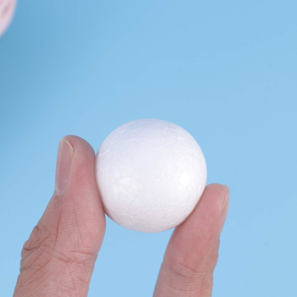 100 styrofoamklot vita DIY styrofoamklot för konst och hantverk