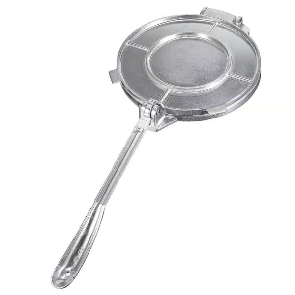 Fällbar 6 tum Obelagd Aluminium Tjock Degs Press Tortilla