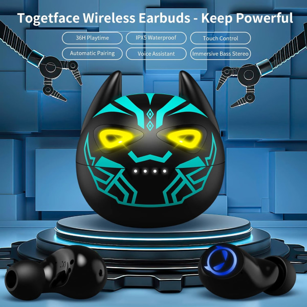 Bluetooth-kuulokkeet korvassa - Langattomat mikrofonilla ja latauksella