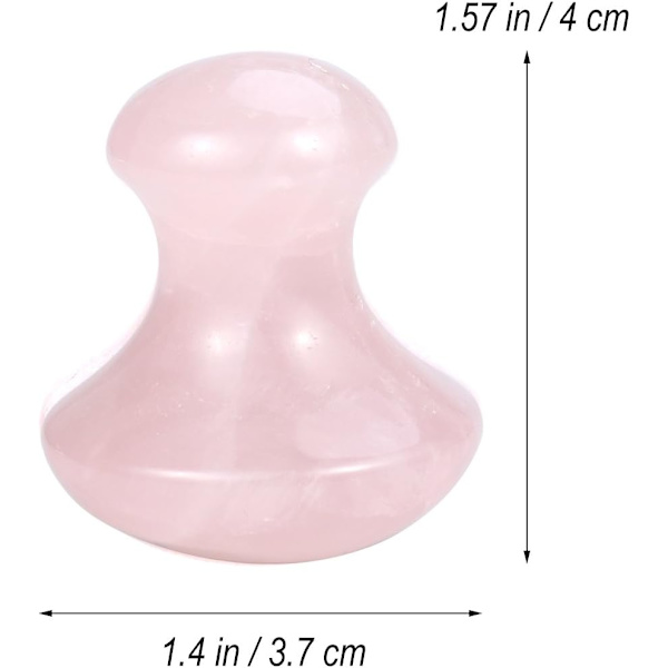 Krystallkvarts Gua Sha Massasjeverktøy Soppform Guasha Brett