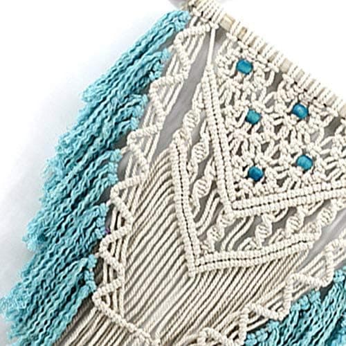 Håndvævet macramé gardin til værelsesdekoration 45 x 75 cm
