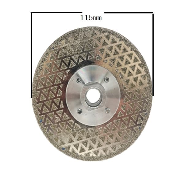 Diamantkutting- og slipeskive 115mm x M14 Elektroplettet Sag B
