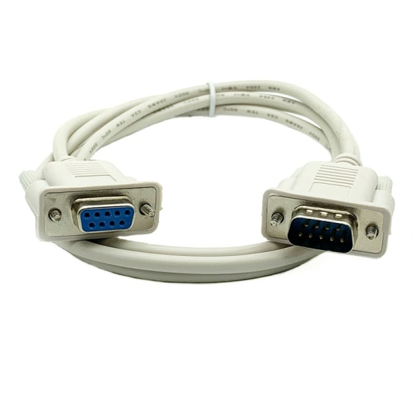 DB9-stifts seriell portkabel COM-kabel DB9 hane till hona RS232 exte