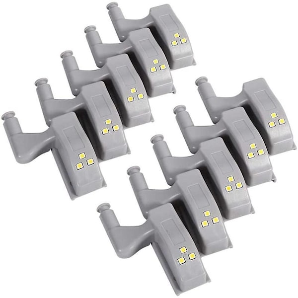 10 stk. LED-skablys Universal Skabslåge Sensorlys K