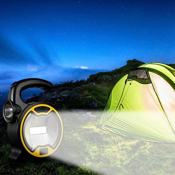 Campinglampe Batteridrevet Teltslampe 100 LM LED Arbejdslys COB