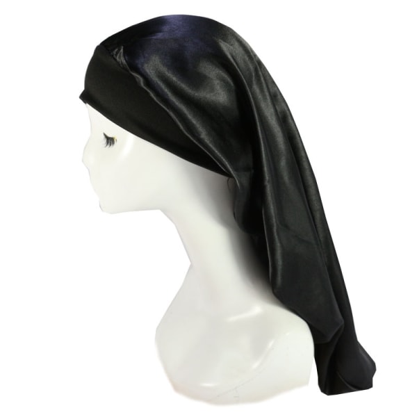 Hög Elasticitet Bredbrättad Bonnet, Långt Hårvårdshätta, Långärmad