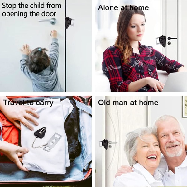 Bärbar Dörrlås Säkerhet, Används för Hem Säkerhet, Resedörr