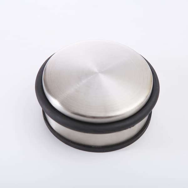 Dørstoppere i rustfritt stål, 10 cm i diameter x 4 cm høyde, 1 kg