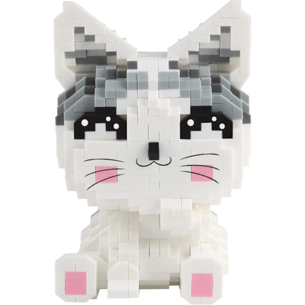 Micro Cat Byggeklodser Dyr Mini Byggelegetøj Klodser, 103 DXGHC