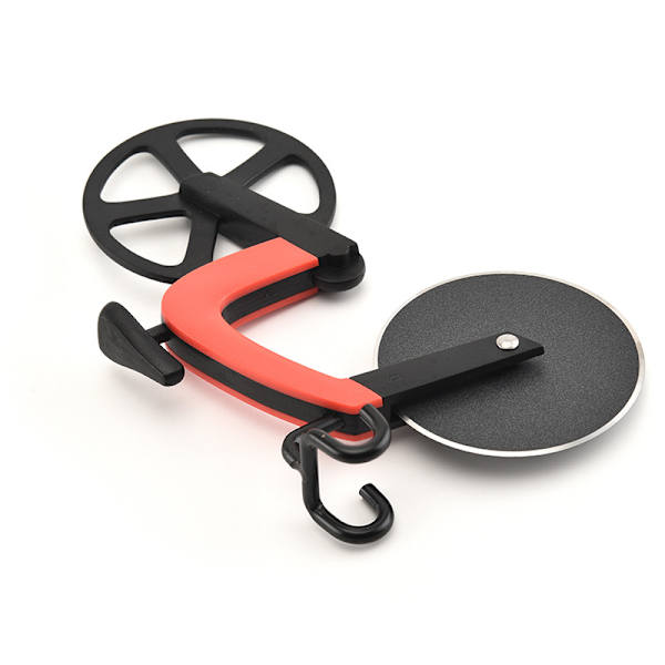 Orange Non-Stick Rustfrit Pizza Cutter Cykel Pizza C DXGHC
