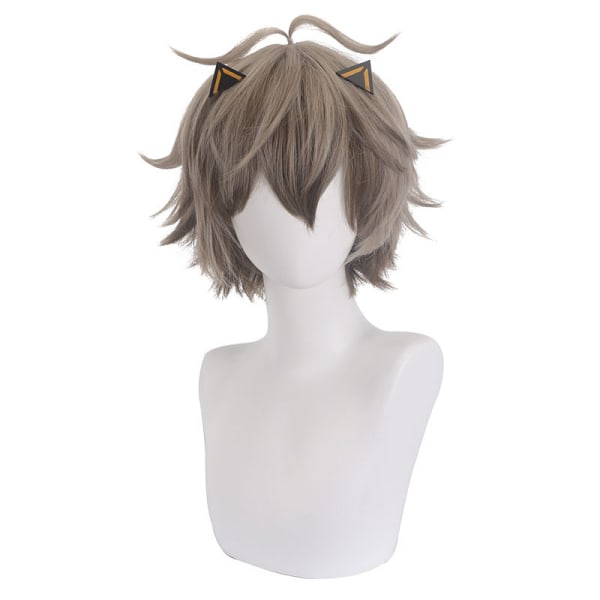 1pcs Main Shengda Rainbow Club Virtual Anchor Alban Knox cos Wig