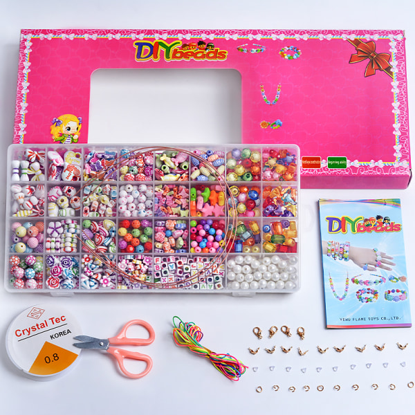 32 gitter børns perler legetøj manual gør-det-selv perler armbånd perle