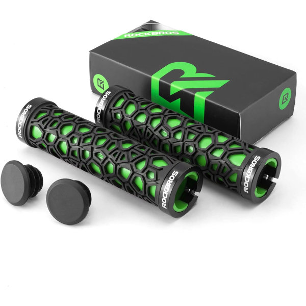 1 Par MTB Styregrep, Ergonomisk acex Sykkelgrep 2 Ender, Nei