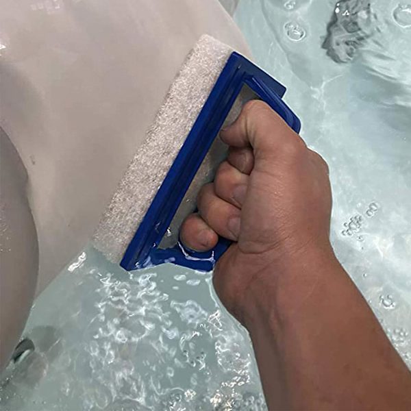 2 stk. Svampe Vandlinjebørste, Swimming Pool Rengøringsbørste Plasti