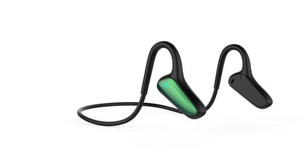 Nye Bluetooth-hodetelefoner med beinledning, usynlig hodebånd