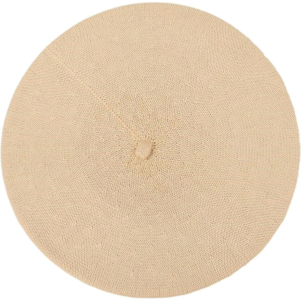 Hatt for kvinner, ullfransk baskerlue, vinterlue, myk lue, assortert