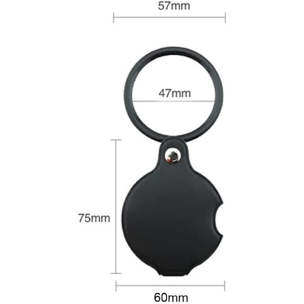 Minilommeforstørrelsesglas - Foldbart Forstørrelsesglas - Protectiv DXGHC