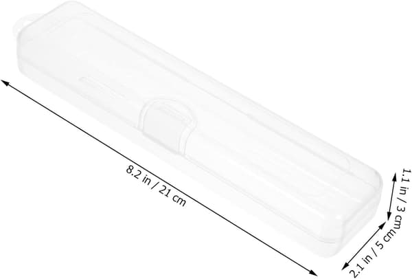 4-pack Glasstrån Reseförpackning Transparent Pappersstrå Förvaring DXGHC