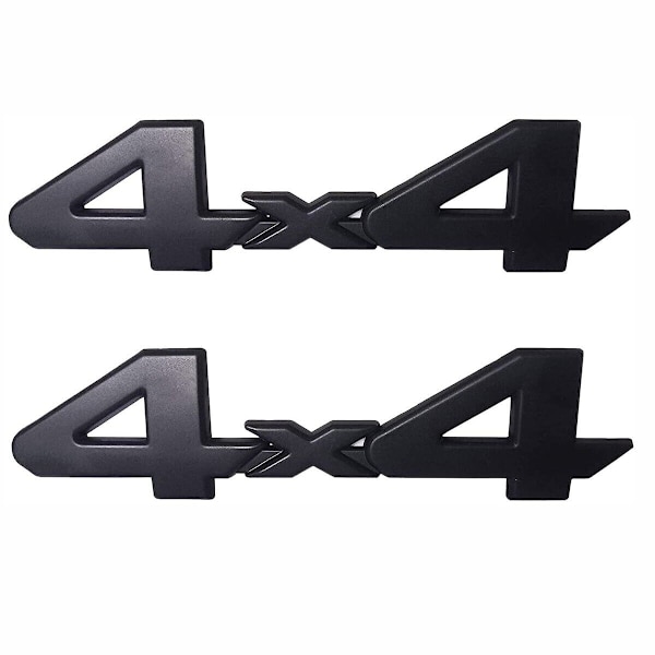 2 kpl Metallia 4x4 Auton Takaluukun Takamerkin Tarra