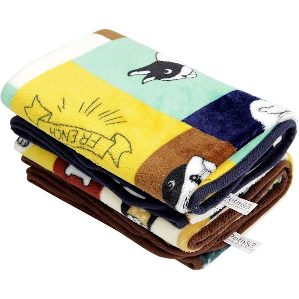 2-pack Premium Flanell Hundtäcke, Mjukt och Varm, Tvättsbart P DXGHC
