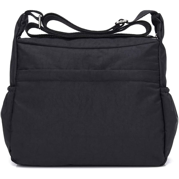 Crossbody taske til kvinder nylon vandtæt skuldertaske messenger taske lette lommebøger