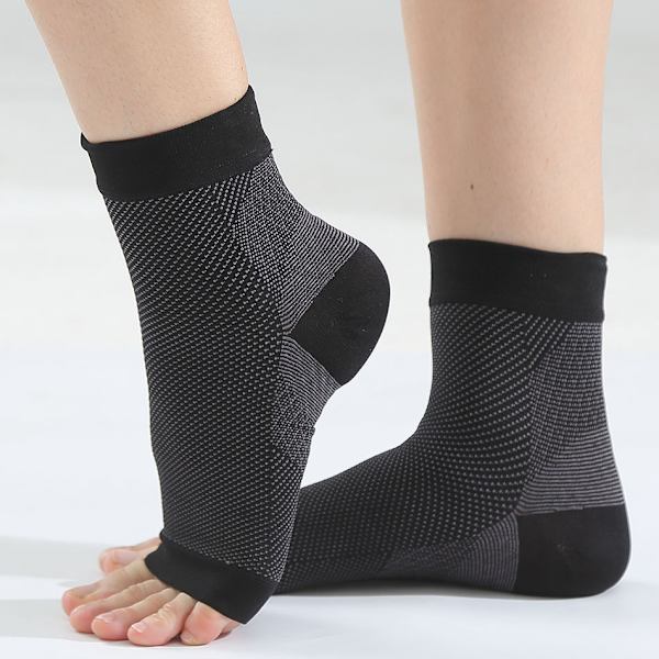 Sport Ankelbandage Kompression Elastisk Ankelskydd Kompression S