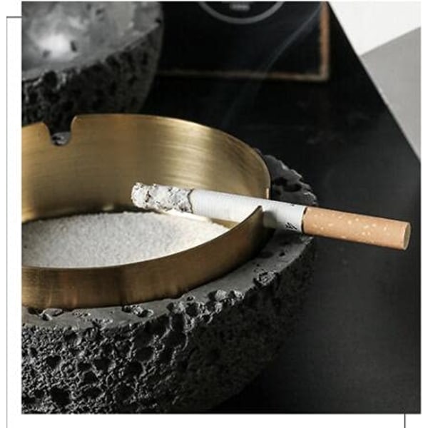 Imitation Planet Ashtray, Kreativ Ashtray (ø X H) - 12.5 X 11.2
