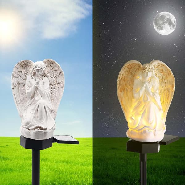 Solcelled Hagebelysning, Solengel, Plenelampe, Vanntett, LED Sola