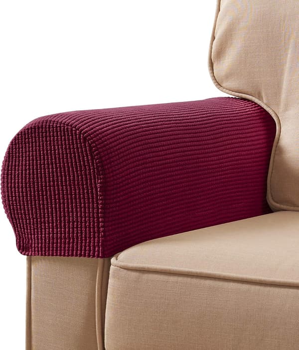 Stretch Armstödsöverdrag Spandex Armöverdrag för Stolar Soffa