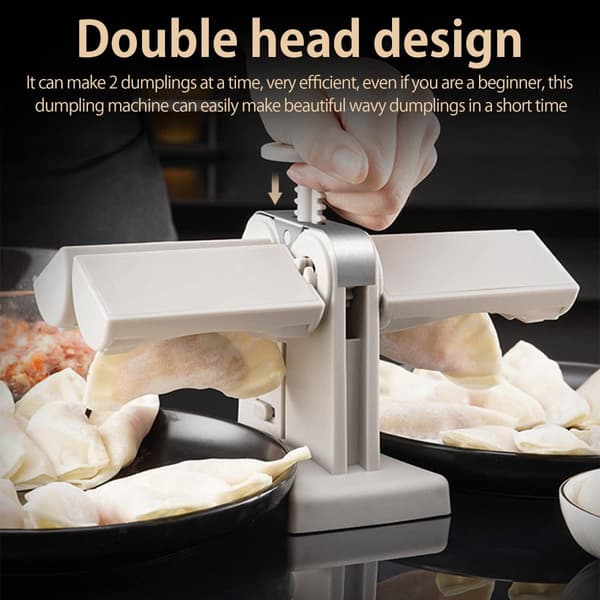 Hjemmebruk Dobbelthodet Automatisk Dumpling Maker Ravioli Presseform
