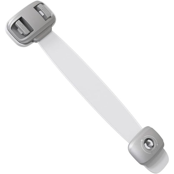 (5-pack) Barnsäkra spärrar för lådor, dörrar, kylskåp, ugnar, toalettstolar, köksskåp, apparater, soptunnor med 3M-tejp