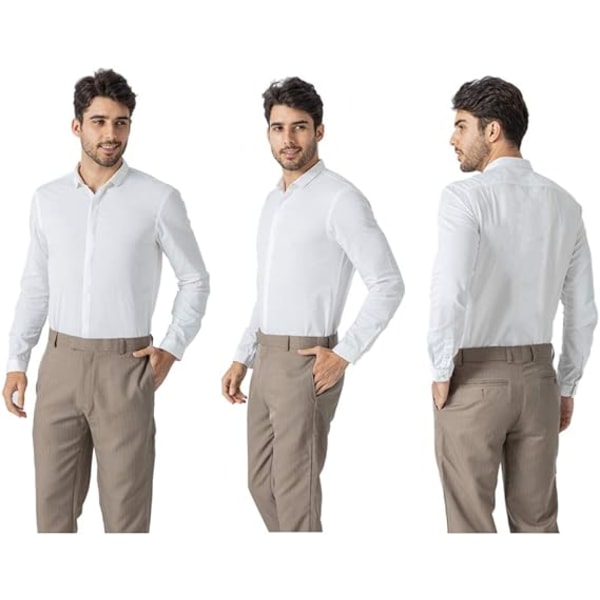 Skjorta för herr för skjortanstoppning, skjorta strumpeband och hållare Secu