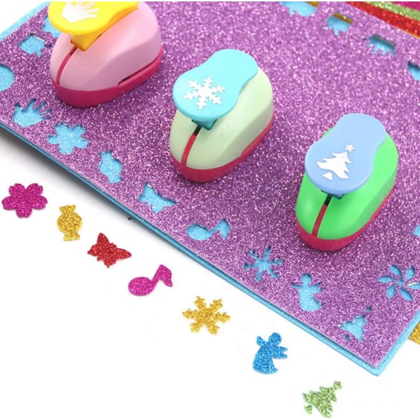 10 st Glitter Foam Sheets Eva Foam Färgglada Svamppapper Hantverk F