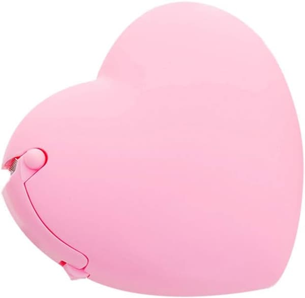 (Rosa farge) Limrullteholder, Hjerteformet Limrullteholder