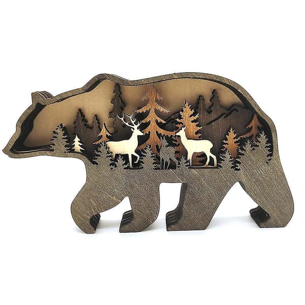 Uthult Julpynt Ornament Kunst Julepynt Skog Scene