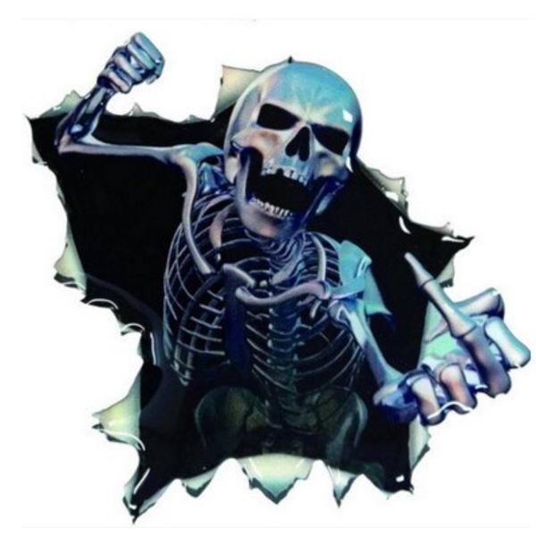 4 stk. Bilsticker Motorcykel Graffiti Stickers