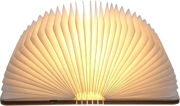 Bokbrettet Lampe, 2000mAh Oppladbart Batteri USB Sengelampe