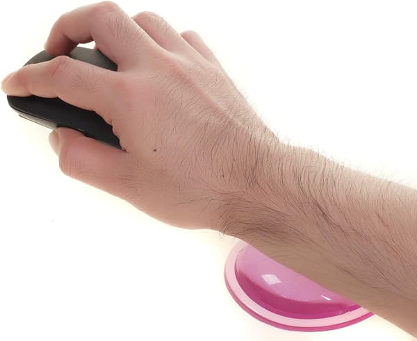Myk håndleddstøtte, Gelkrystaller, Hjerteformet, Ergonomisk Krystall