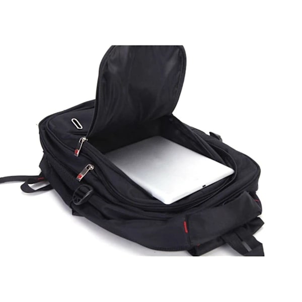15,6\\\" Herre Utomhus Nylon Vanntett Ryggsekk Veske Reise Laptop Skuldersekk