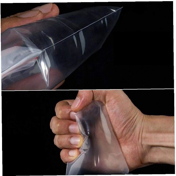 Återförslutningsbara Plastpåsar, Starka Återanvändbara Zip-Lock Påsar, Tjocka