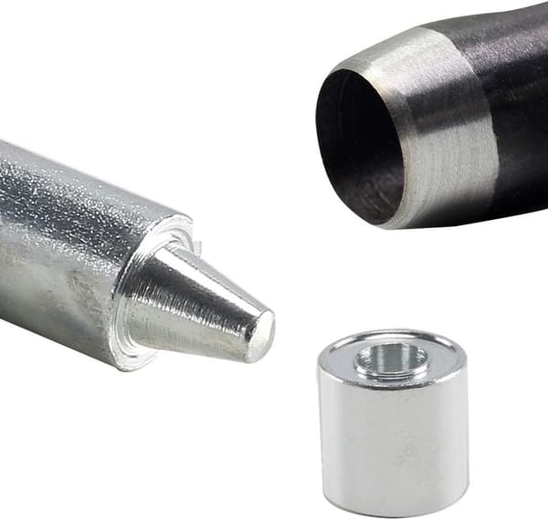 100 Sæt Øjenringe Kit 10mm Metal Øjenringe Kit med S