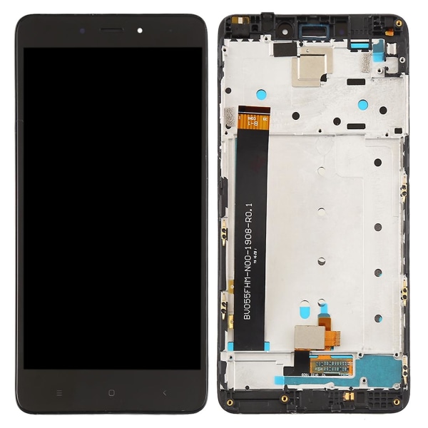 Tft LCD-skärm för Xiaomi Redmi Note 4 Digitizer Full Assembl DXGHC