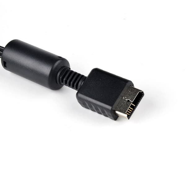 Passar för Sony PS2 AV-kabel PS3 ljud- och videokabel 1,8 meter