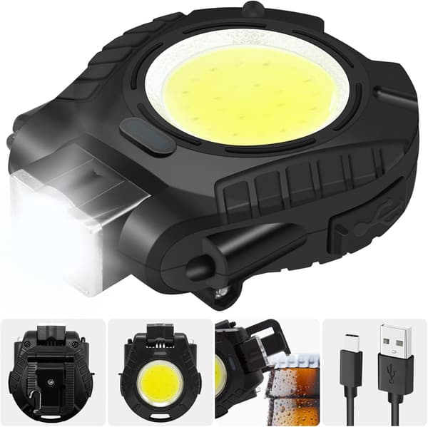 Mini LED -taskulamppu avaimenperään, 5 tilaa, 500 lumenia M