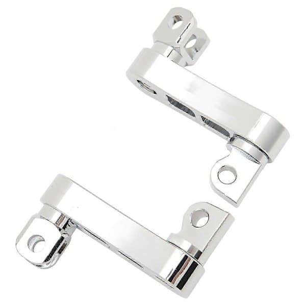 Motorcycle Footpeg Highway Mount 360 Adjustable Robust Footpeg Extension Bracket for Touring Electroplated,AB