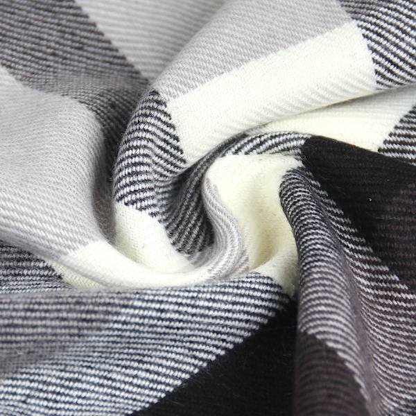 Efterårs- og vinterfarveblok mænds tørklæde imitation cashmere t