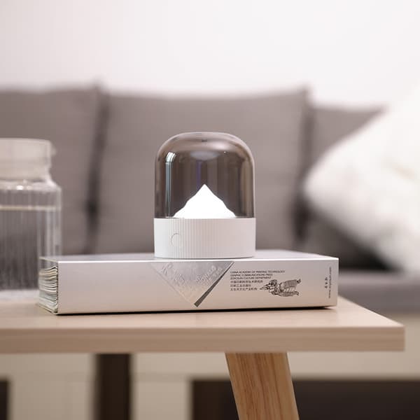 Retro nattlampa för sovrum, USB-laddning, timer, färg